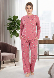 Mocha Pink Pajama Set