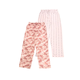 Pack of 2 Pajamas - Dusty Rose & Ivory Pink