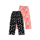 Pack of 2 Pajamas - Pink Petal & Noir Bloom