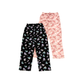 Pack of 2 Pajamas - Noir Bloom & Dusty Rose